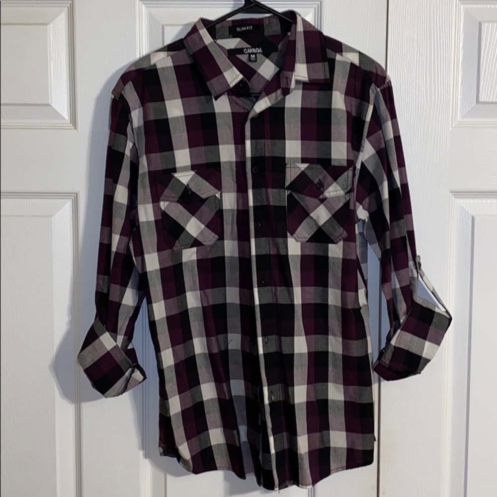 Carbon Button Up